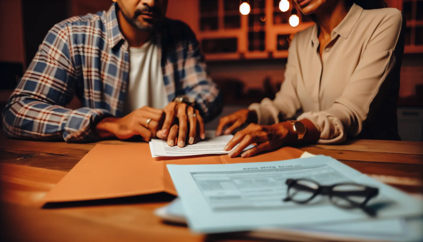 Sorting through inherited land documents and deed paperwork
