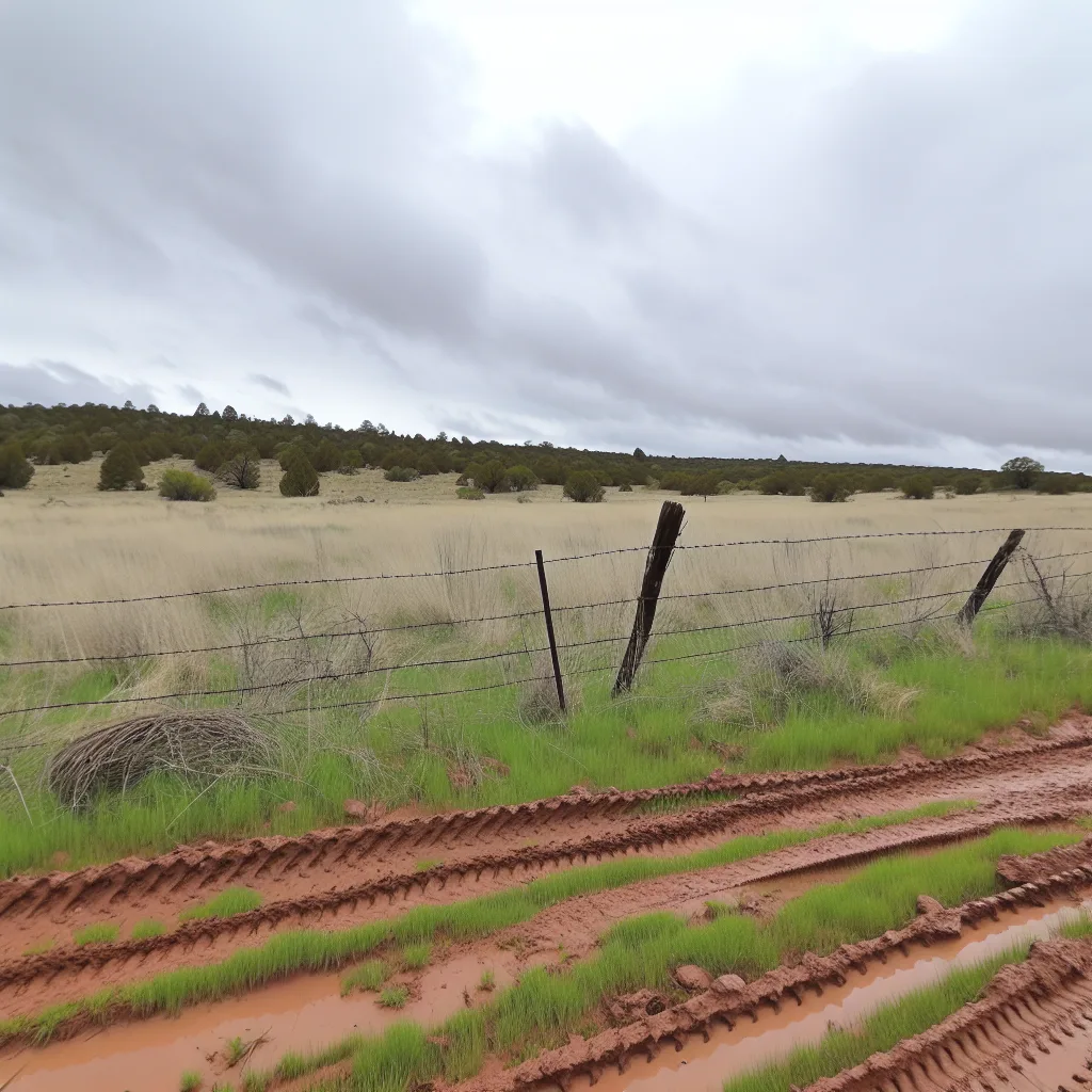 Rural acreage with open grassland and conifer forest in Graham County, Arizona