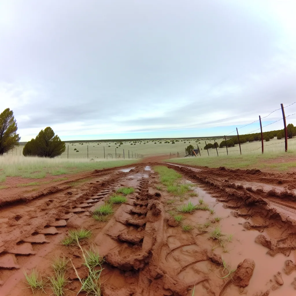 Rural acreage with open grassland and conifer forest in Greenlee County, Arizona