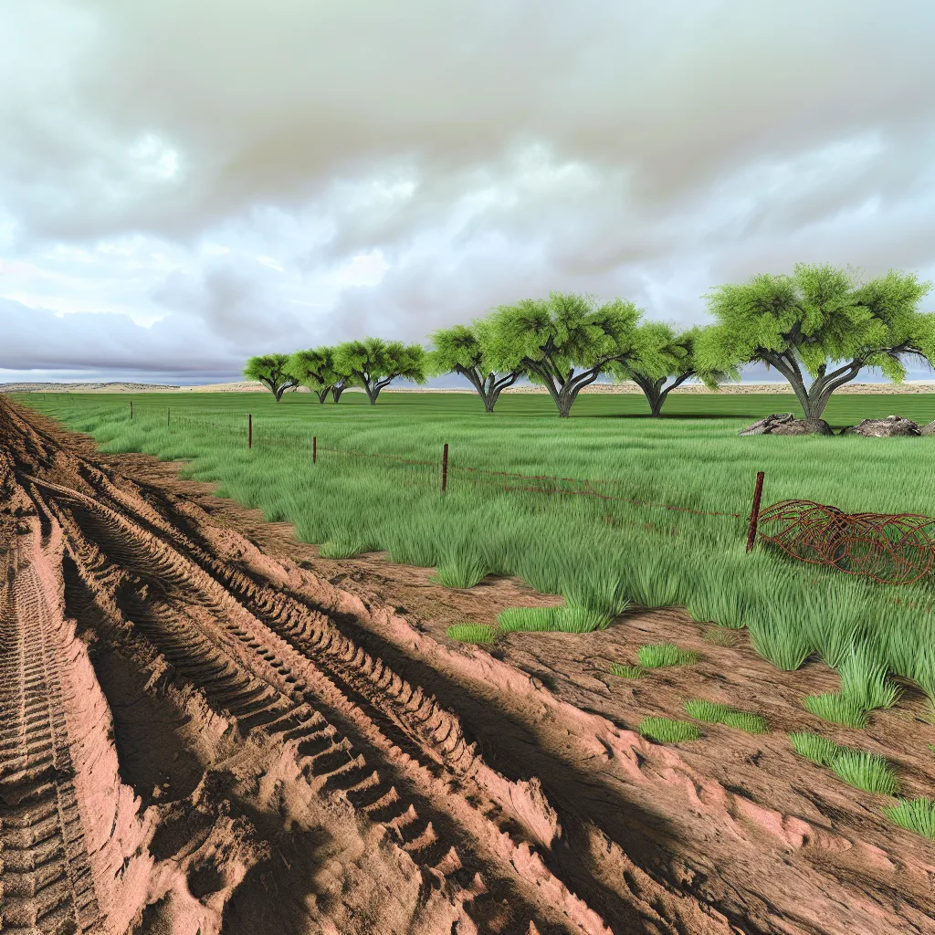 Rural acreage with open grassland and conifer forest in Maricopa County, Arizona