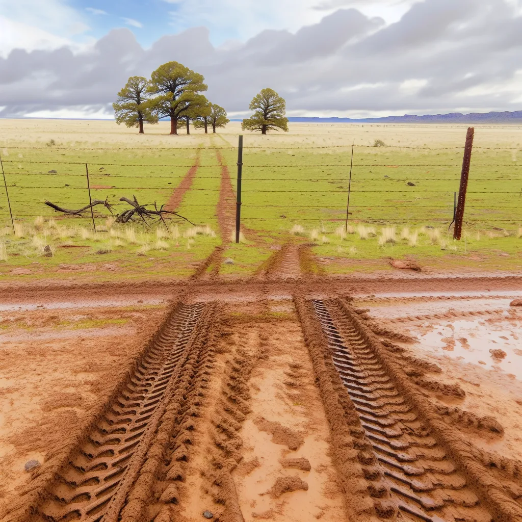 Rural acreage with open grassland and conifer forest in Mohave County, Arizona