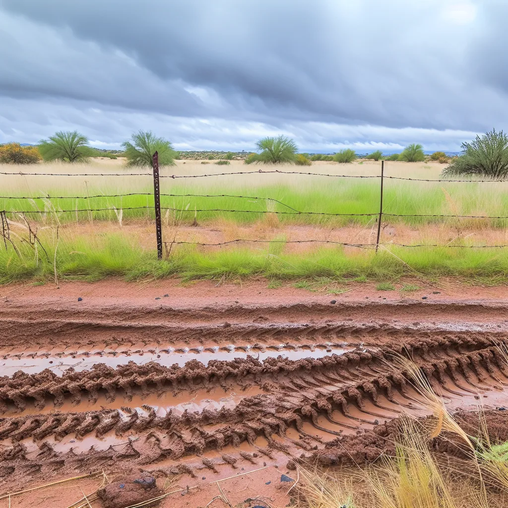 Rural acreage with open grassland and conifer forest in Safford, Arizona