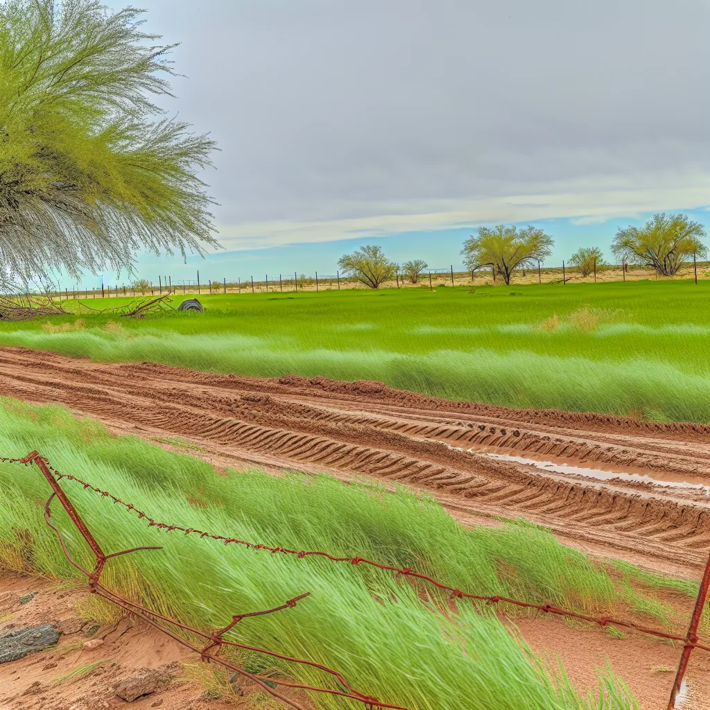 Rural acreage with open grassland and conifer forest in Yuma County, Arizona