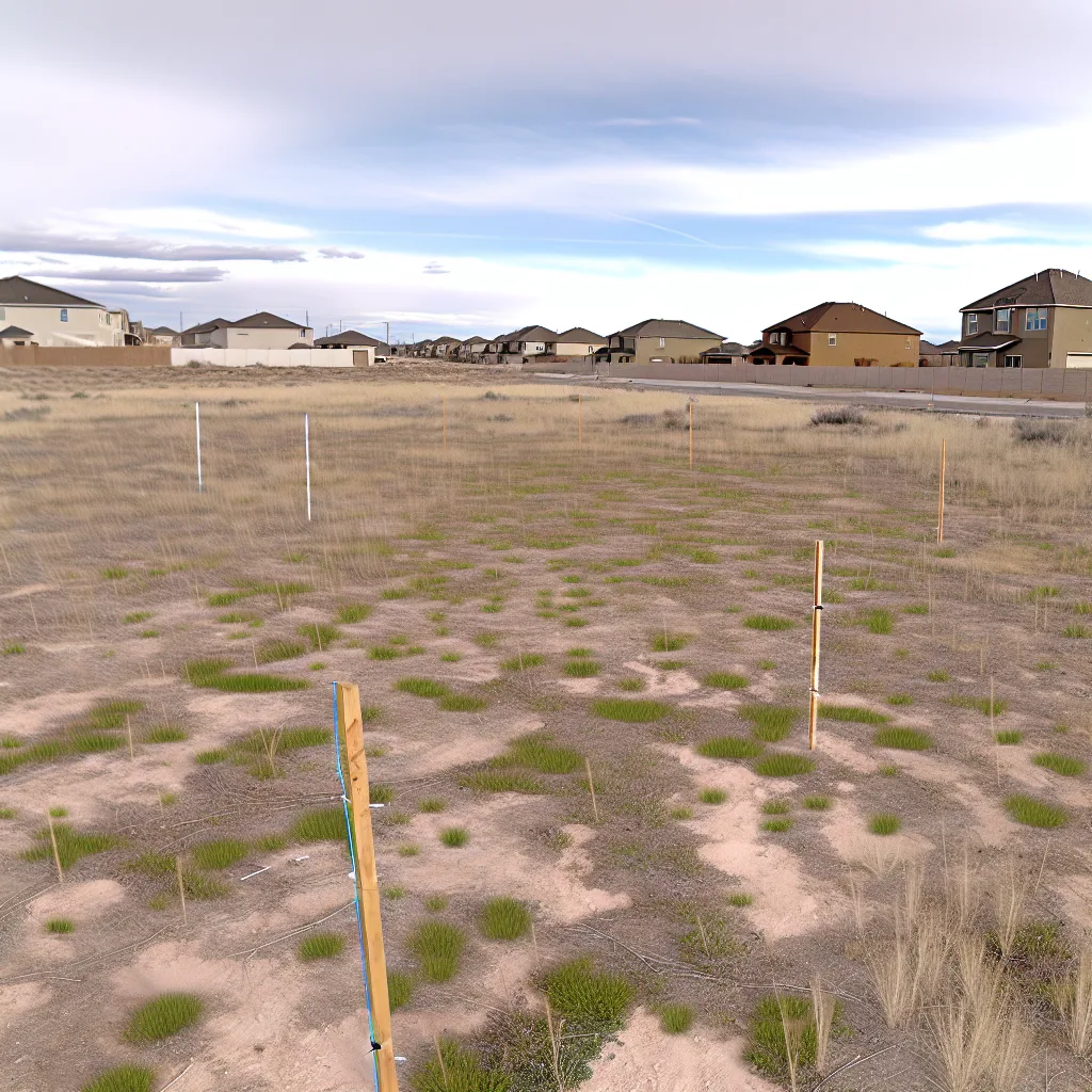 Cleared vacant residential lot for sale in Apache County, Arizona