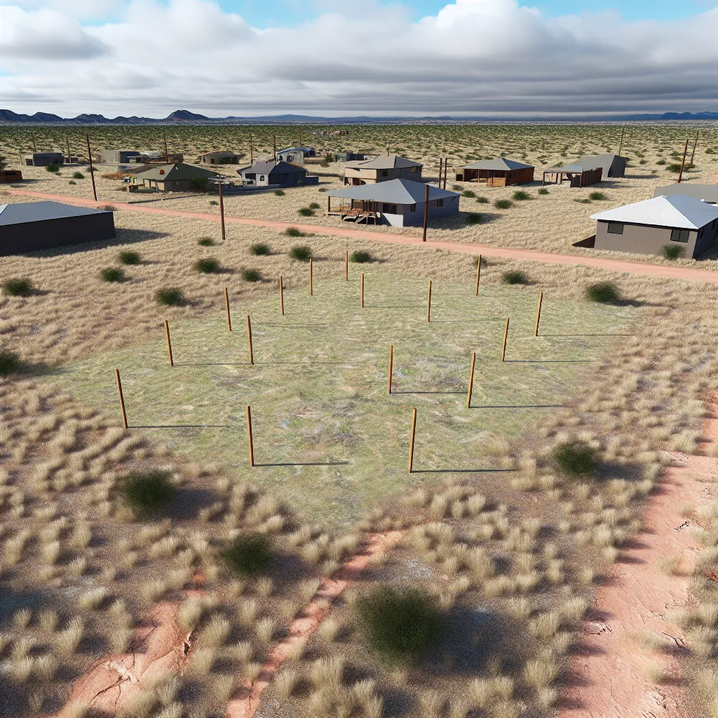 Cleared vacant residential lot for sale in Gila County, Arizona