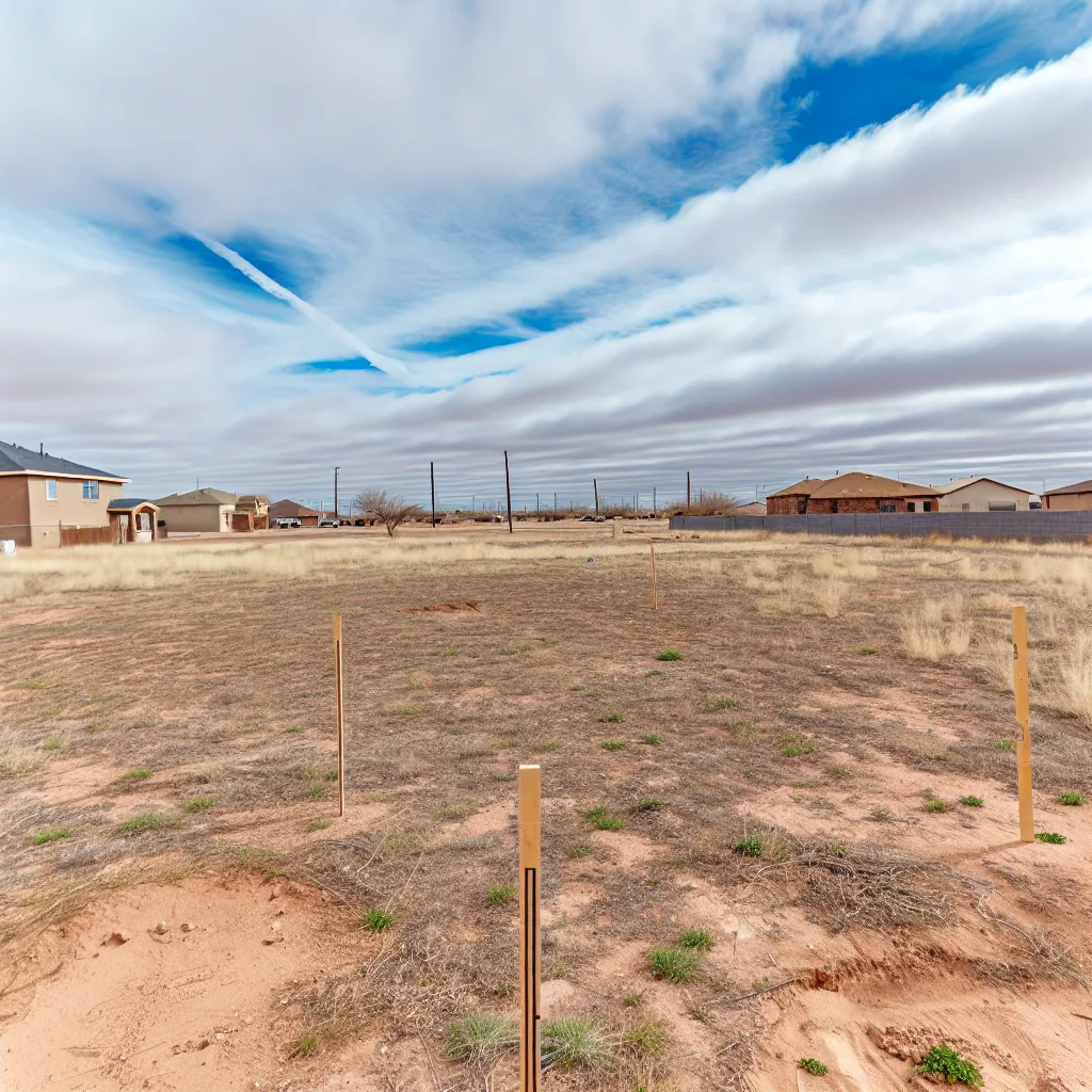 Cleared vacant residential lot for sale in Greenlee County, Arizona