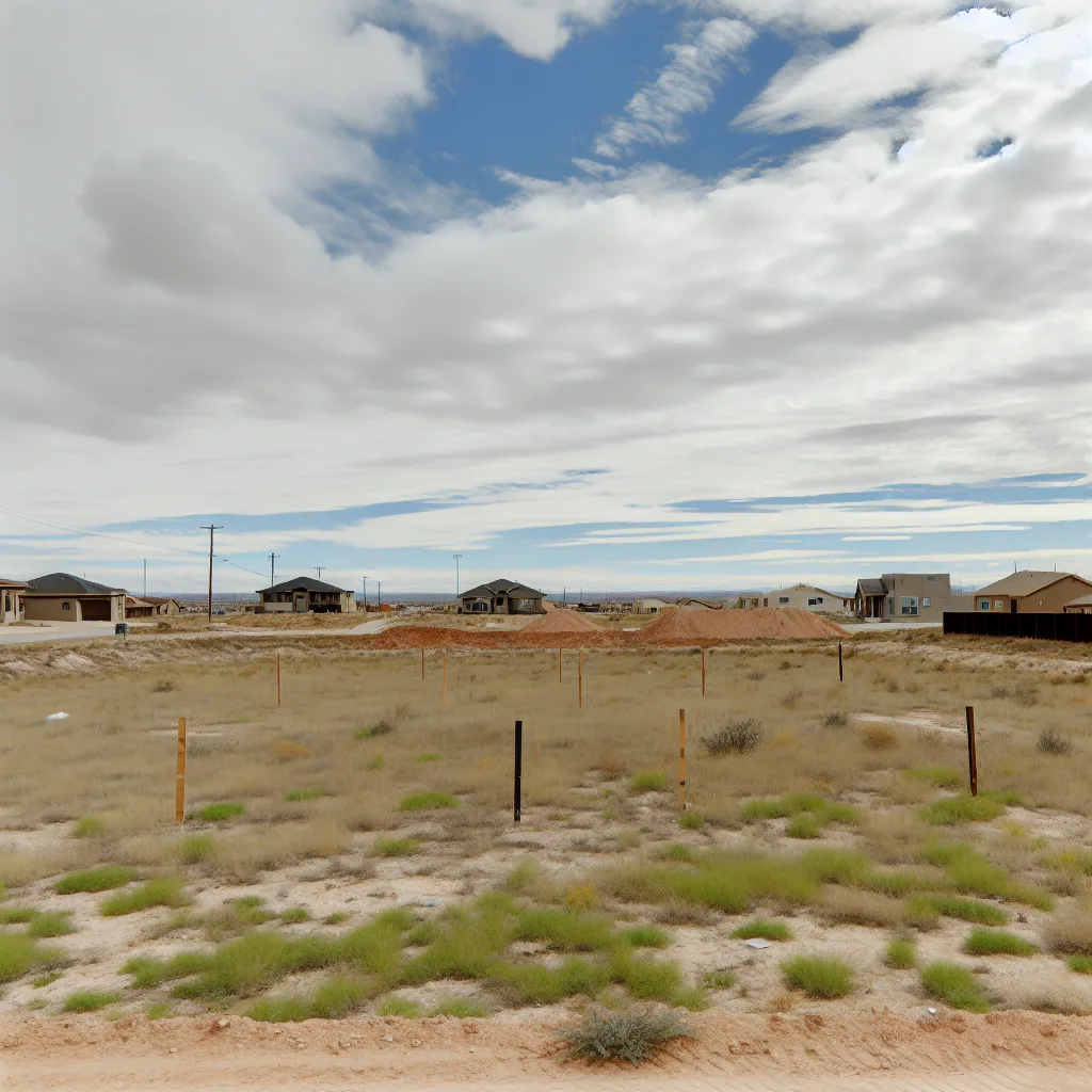 Cleared vacant residential lot for sale in La Paz County, Arizona