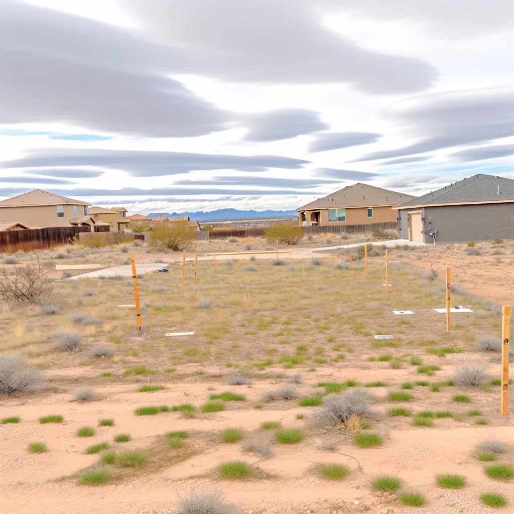 Cleared vacant residential lot for sale in Lake Havasu City, Arizona