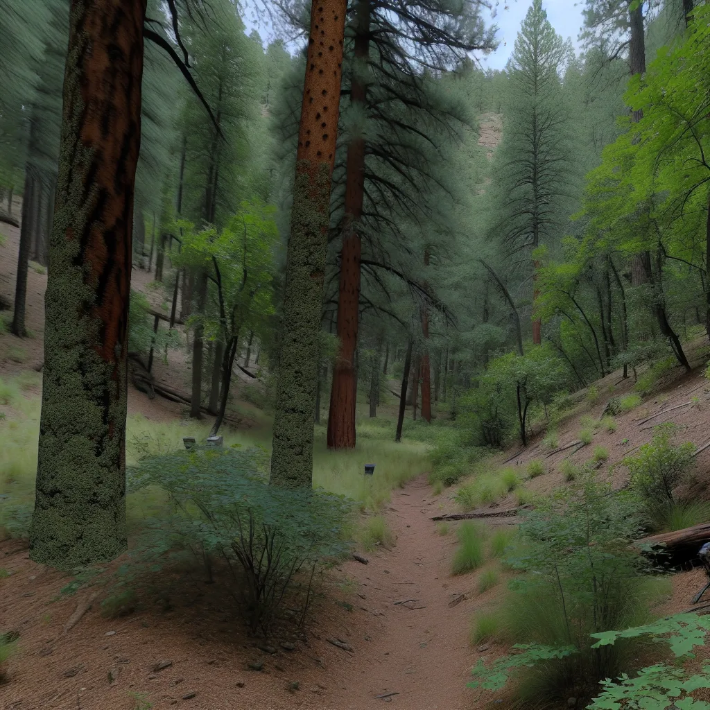 Wooded forest parcel in Payson, Arizona