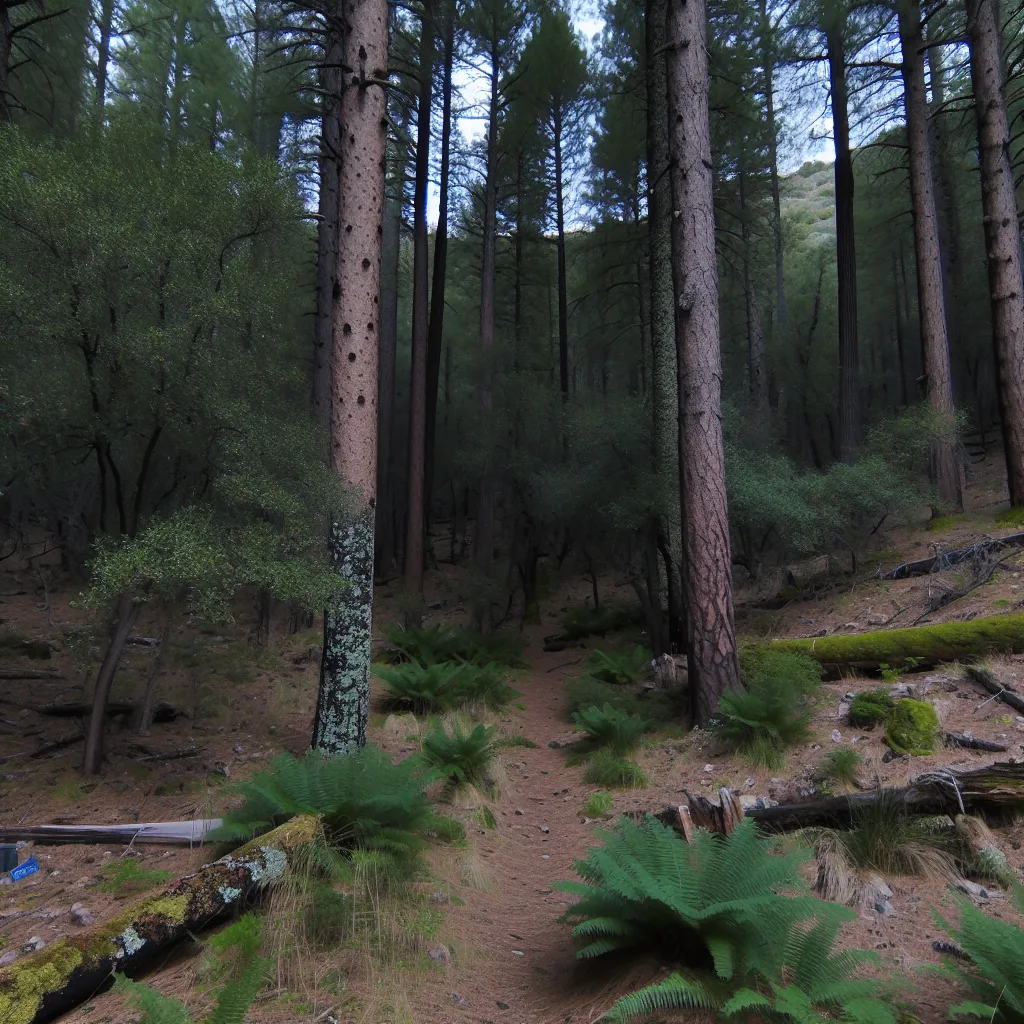 Wooded forest parcel in Pima County, Arizona